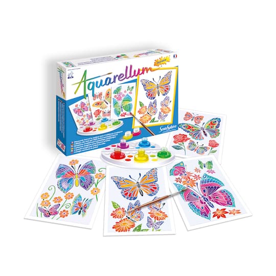 Aquarellum Junior - Butterflies & Flowers